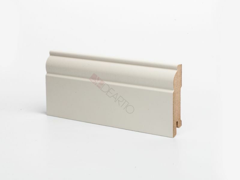 Плинтус МДФ Deartio Кремовый U 104-80 9010 80х16х2050мм